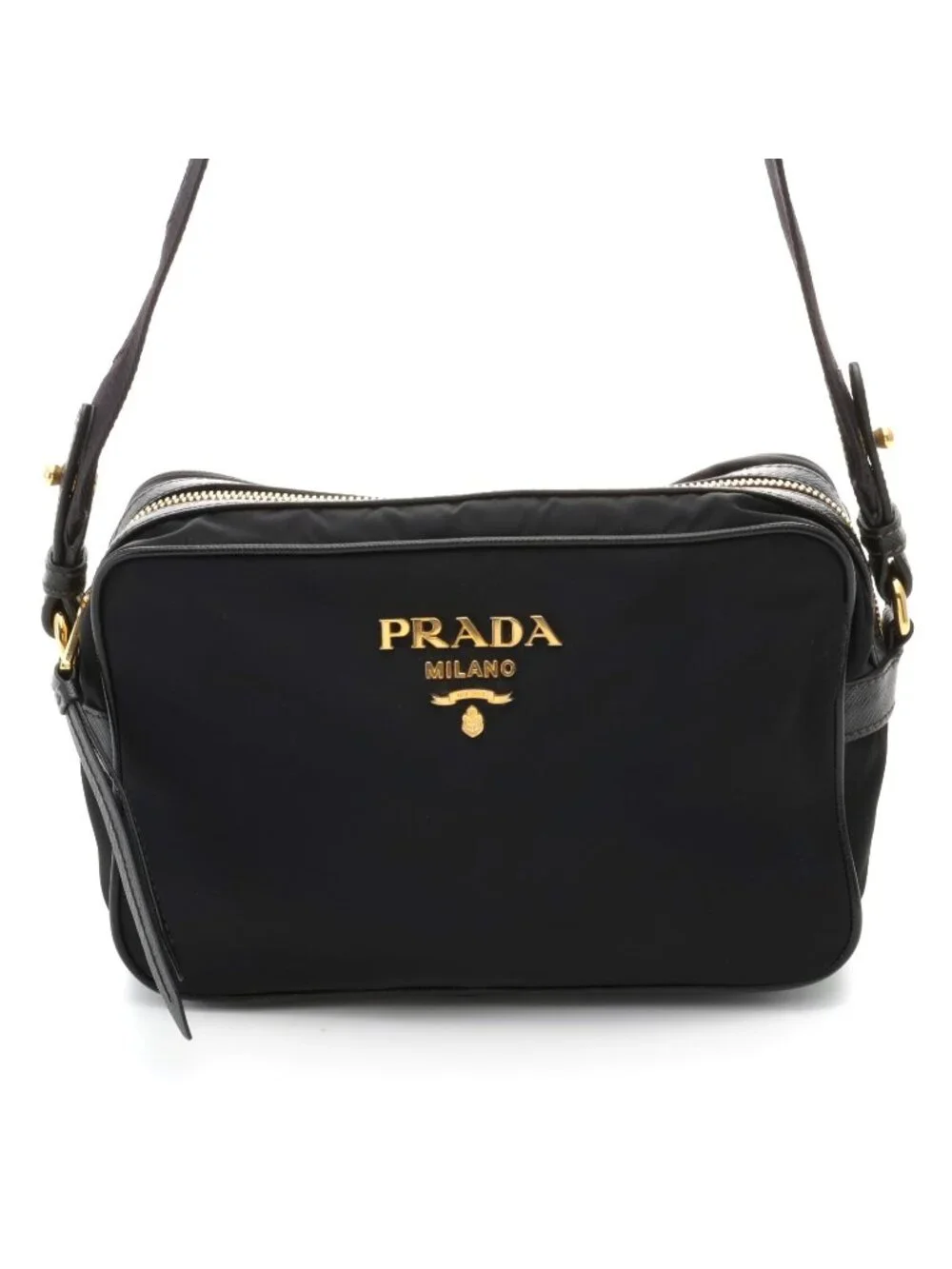 Prada Shoulder Bag Nylon Black